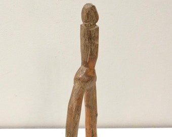 African Lobi Wood Fetish Statue  Burkina Faso