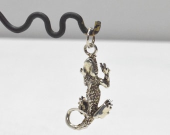 Pendant Sterling Silver Lizard Charm