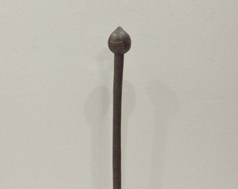 African  Gogo Rungu Wood Carved Throwing Club Tanzania