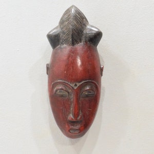 African Mask Baule Tribe Passport Mask Mali
