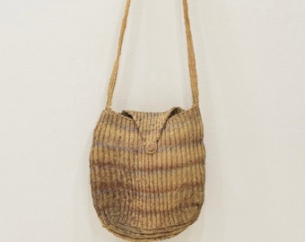 Papua New Guinea Old Woven Bilum Bag