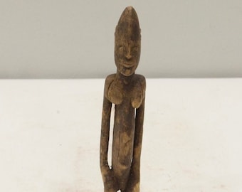 African Dogon Female Wood Statue Mali