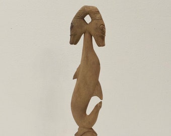 Papua New Guinea Ceremonial Wood Hanging Hook