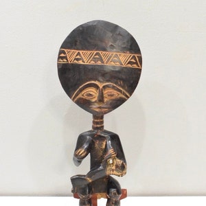 Afrikaanse Ashanti-figuur Ghana Grote Akua'bua Moederpop