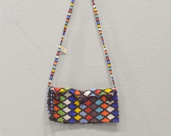 African Zulu Beaded Married Woman's Purse
