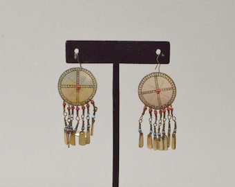 Philippine  Ifugao Ilongot Mother of Pearl Earrings