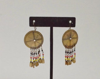 Philippine  Ifugao Ilongot Mother of Pearl Earrings