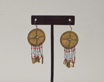 Philippine  Ifugao Ilongot Mother of Pearl Earrings