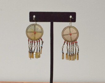 Philippine  Ifugao Ilongot Mother of Pearl Earrings