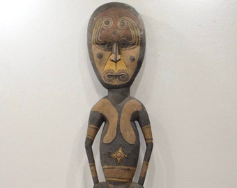 Papua New Guinea Wood Food Hook Iatmul Tribe