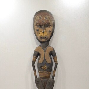 Papua New Guinea Wood Food Hook Iatmul Tribe