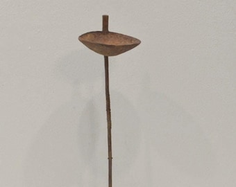 African Metal Oil Lamp Dogon Tribe Mali