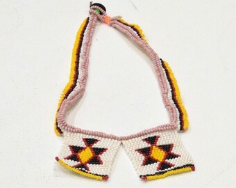 African Zulu Girls Love Letter Beaded Necklace South Africa