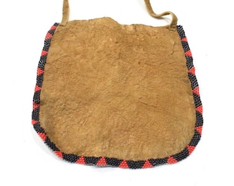 African Bushmen Apron Female Hide Beaded Apron