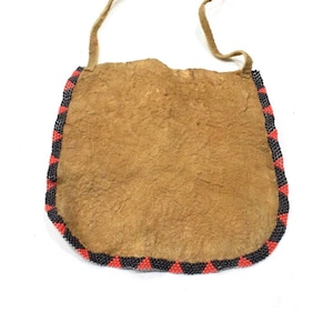 African Bushmen Apron Female Hide Beaded Apron