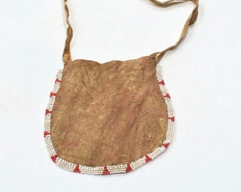 African Bushmen Apron Female Hide Beaded Apron