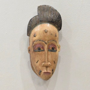 African Mask Baule Tribe Passport Mask Mali