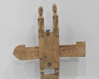 African Dogon Tribe Granary Door Lock Mali