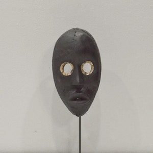 African Dan Burnished Wood Mask Liberia