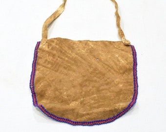 African Bushmen Apron Female Hide Beaded Apron