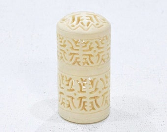 Chinese Carved  Longevity Container