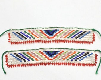 African Zulu Beaded Dance Anklets South Africa