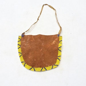 African Bushmen Apron Female Hide Beaded Apron
