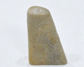 Chinese Carved Soapstone Chop