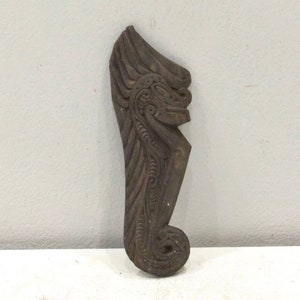 Indonesian Carved Wood Garden Protector