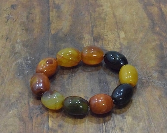 Bracelet Chinese Assorted Agate Bead Stretch Bracelet