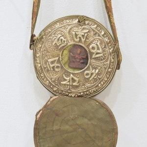 Tibetan Traveling Buddhist Shrine Prayer Box