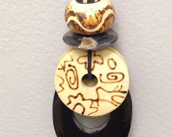 Philippine Natural Wood Cord Necklace