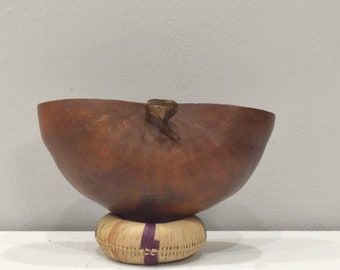 African Gourd GogoTribal Food  Bowl Vessel