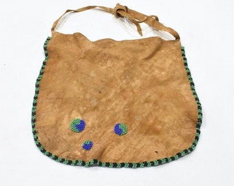 African Bushmen Apron Female Hide Beaded Apron