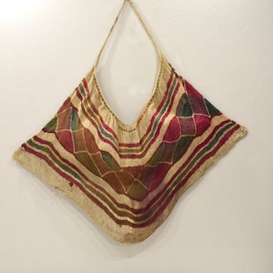 Papua New Guinea Woven Plant Fiber Bilum Bag