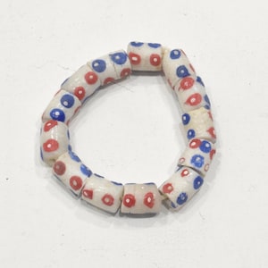 Afrikanische Krobo Glasperlen Armband Ghana Westafrika