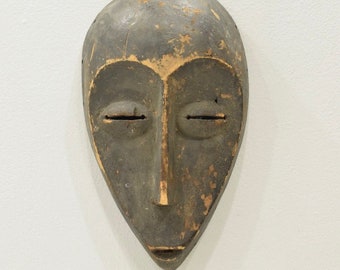 Mask African Lega Wood Mask Congo