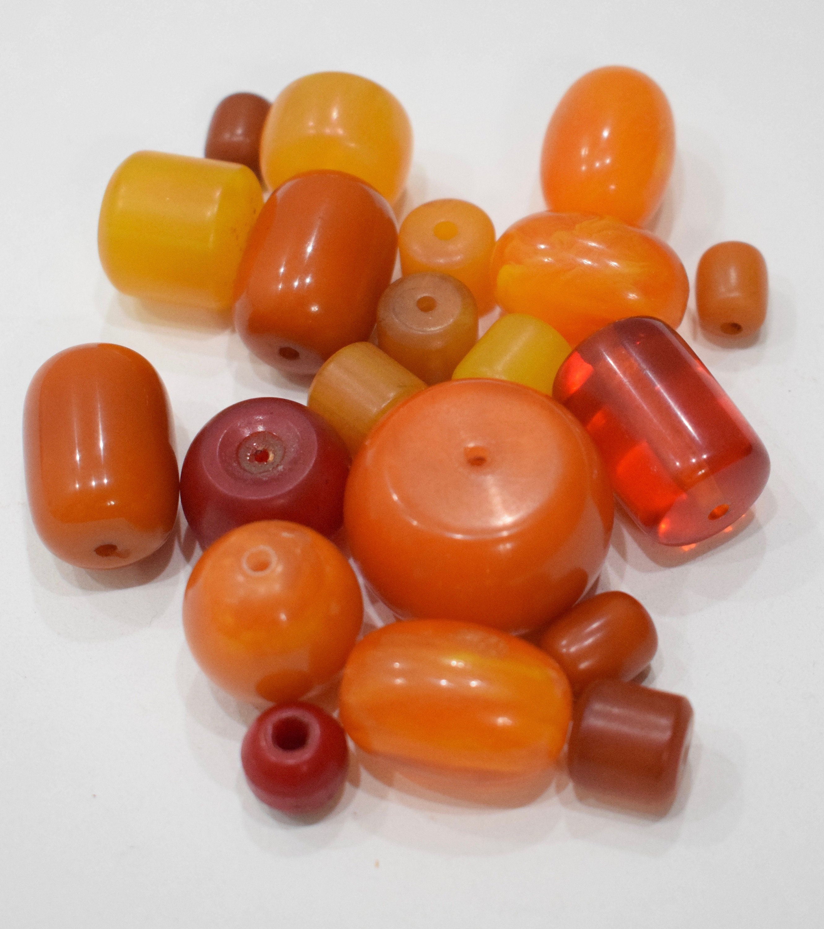 Beads Amber Assorted Yellow Red Amber Copal Vintage Beads 12mm 30mm