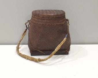 Backpack Philippines Bontoc Woven Plaited Rattan Backpack