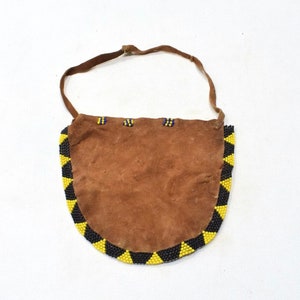 African Bushmen Apron Female Hide Beaded Apron
