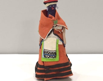 African Doll Xhosha Tribe Handmade Doll SAR