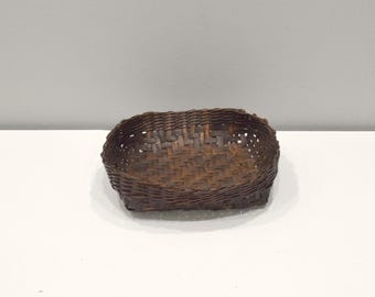 Basket Ifugao Tribe Philippines Woven Rattan Basket