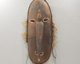 Mask Papua New Guinea Passam Sepik River Spirit Mask