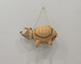 Papua New Guinea Woven Fiber Dream Spirit Pig Iatmul
