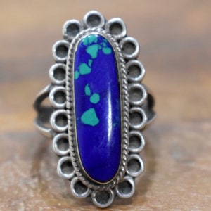 Ring Sterling Silver Lapis Lazuli Silver  Ring