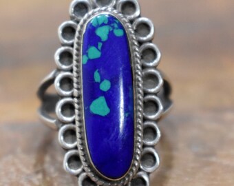 Ring Sterling Silver Lapis Lazuli Silver  Ring