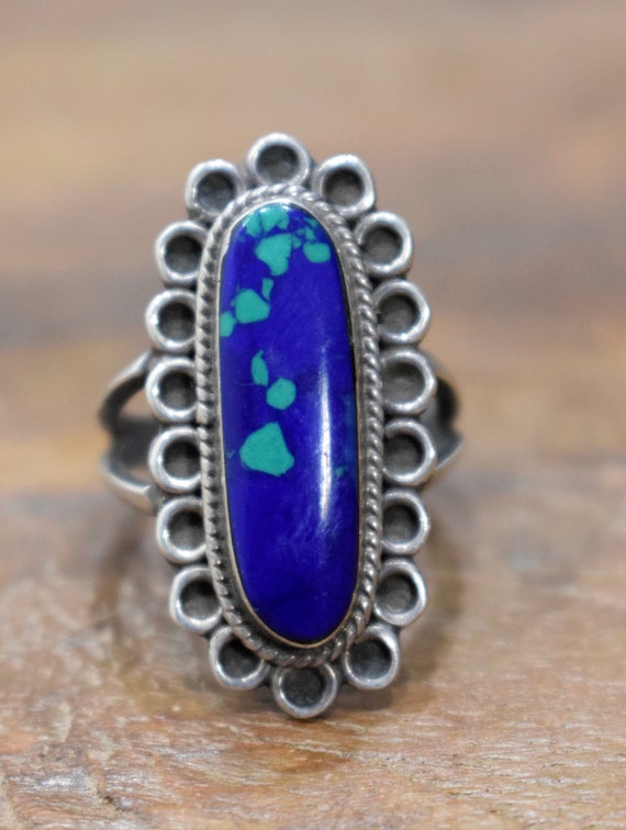 Ring Sterling Silver Lapis Lazuli Silver  Ring