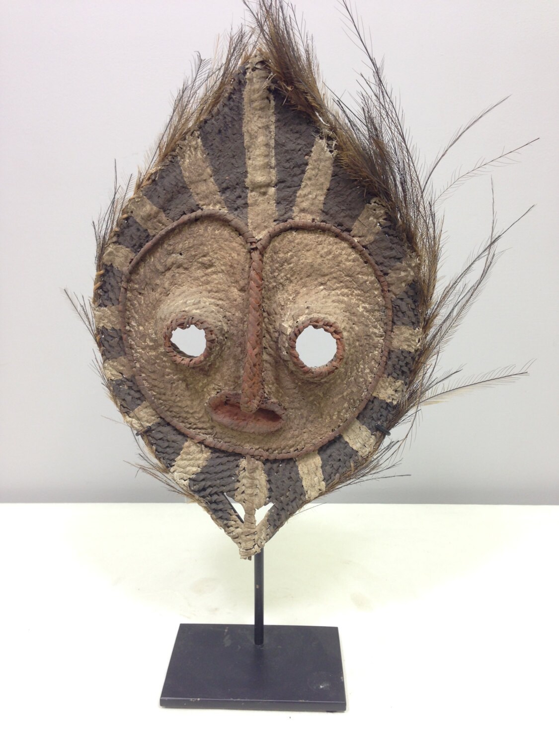 Papua New Guinea Mask Talipun Boiken Tribe Handmade Currency Valuable