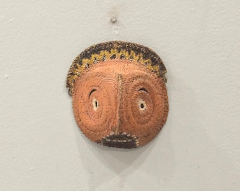 Mask Papua New Guinea Woven Fiber Yam Mask