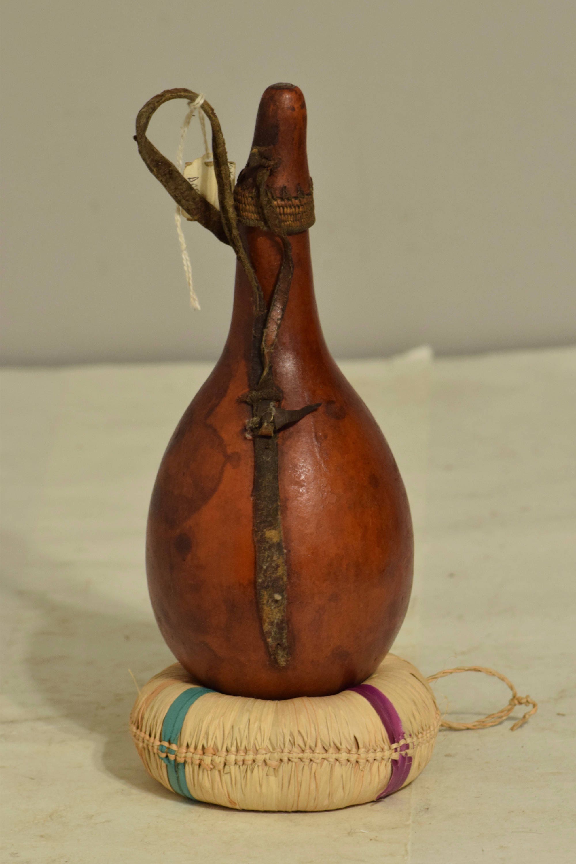 African Gourd Milk Pokot Drinking Gourd Tribe Kenya Handmade Drinking